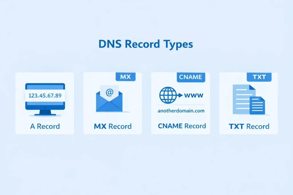 Types of DNS Records Explained (Complete List)