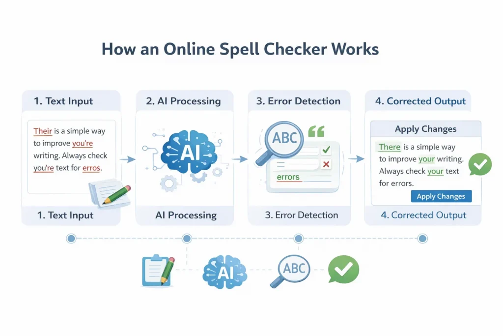 How Does a Free Online Spell Checker Work?